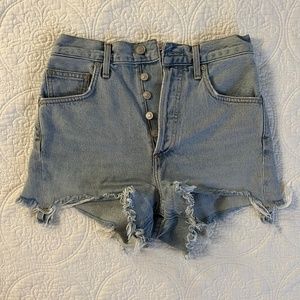 Agolde Cut Off Shorts - Size 24